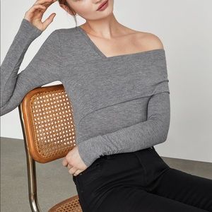 BCBG - Asymmetric One Shoulder Bodysuit